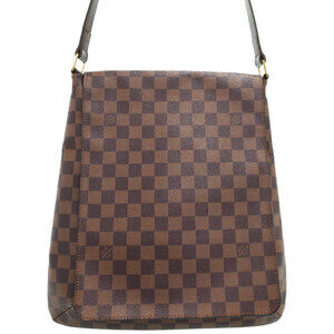 Louis Vuitton Damier Ebene Brown Musette Shoulder Bag